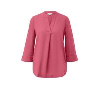 Fluid Linen Blend Blouse with 3/4 Sleeves and All-over Print Women's Brand s.Oliver Rose 36