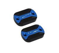 Fluid Oil Cup Cover For NMAX125 For NMAX155 For N-max 125 155 Motorcycle Front Brake Reservoir Fluid Tank Oil Cup Cover(Blue1)
