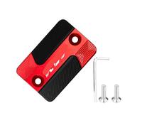 Fluid Oil Cup Cover For XDV250si For XDV300i Motorcycle Aluminum Brake Fuel Oil Cap Master Cylinder Cover Fluid Guard Engine Oil Cap Tank Cover(Red)