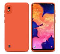 (FLUID ORANGE) Cadorabo Case for Samsung Galaxy A10 Protective Cover made of flexible TPU Etui silicone