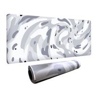 Fluid Pattern XXL Mouse Pad,Super Thick Waterproof Fluid Pattern Large Gaming Mousepad with Stitched Edge,Mouse Computer Desk Accessories,Non-Slip Base Mouse Keyboard Mat 800X400X4mm