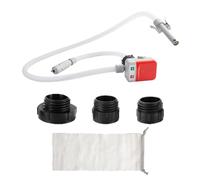 Fluid Pump, Portable Pump for Liquids | Battery Transfer Device with Automatic Stop Sensor and Extra Long Hose for Vehicles, Boats and Engines