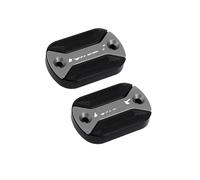 Fluid Reservoirs Cover For NMAX125 For NMAX155 For N-max 125 155 2015-2023 Motorcycle Aluminum Front Brake Reservoir Fluid Tank Oil Cup Cover(Titanium)