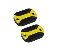 Fluid Reservoirs Cover For NMAX125 For NMAX155 For N-max 125 155 Motorcycle CNC Aluminum Front Brake Reservoir Fluid Tank Oil Cup Cover(Yellow2)