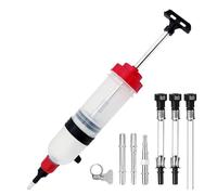 Fluid Suction Extractor - Handheld Oil Removal Tool, Vehicle Maintenance 3l Large Volume with Transparent Tube, Car Motorcycle Engine Service, Efficient Brake Transmission Fluid Pump