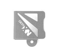 Fluid Tank part For H-ONDA NX500 NX 500 2023 2024 2025 NX400 CNC Motorcycle Rear Brake Pump Fluid Tank Oil Cup Reservoir Guard Cover Protector(Grey)