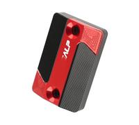 Fluid Tank part For H-ONDA TRANSALP XL600V XL650V XL700V XL 600 650 700 V XLV Motorcycle Front Brake Fluid Reservoir Oil Tank Cap Cover(Black- Silver)