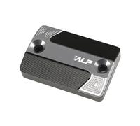 Fluid Tank part Modified Motorcycle Front Brake Fluid Fuel Reservoir Cover Oil Tank Cap For H-ONDA TRANSALP XL600V XL650V XL700V XL 600 650 700 V XLV(Grey)