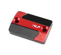 Fluid Tank part Modified Motorcycle Front Brake Fluid Fuel Reservoir Cover Oil Tank Cap For H-ONDA TRANSALP XL600V XL650V XL700V XL 600 650 700 V XLV(Black- Silver)