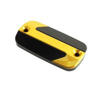 Fluid Tank part Motorcycle Accessories CNC Front Brake Oil Reservoir Fluid Tank Cap Cover For H-ONDA Hornet 600 900 CB600/F 1998-2014 2010 2007(Gold)