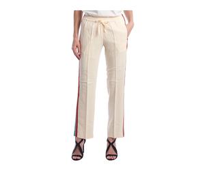 Fluid Trousers with Multicolor Side Band - female - Zadig & Voltaire - Straight Trousers - Beige - S - Trousers S