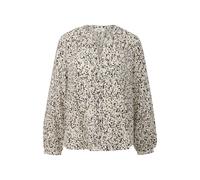 Fluid Viscose Blouse with Gathered Detail and All-Over Pattern for Women s.Oliver Multicolore 34