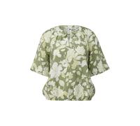 Fluid Viscose Blouse with Ruching and Bow for Women s.Oliver Vert 36