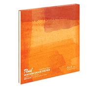 Fluid Watercolor Paper 880088 140LB Cold Press 8 x 8 Block, 15 Sheets