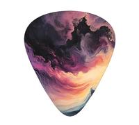 Fluid waves Guitar picks in thin, medium, and thick sizes, 12-piece set, suitable for electric guitar and various instruments