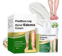 FluidEase Leg Therapy Edema Cream, Edema Soothing & Healing Balm for Legs, Anti Swelling Cream for Legs, Reduce Leg Swelling Naturally for Women and Men, Improve Vein Appearance (1pc, 100g/pc)