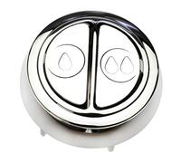 Fluidmaster 800P-001 Valve Replacement Dual Flush Valev Buttons, Chrome