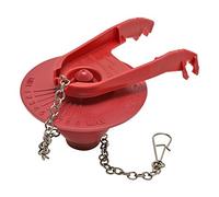 Fluidmaster F502P21 Replacement-Parts Water-Saving Long Life Toilet Flapper for 2-Inch Flush Valves, Adjustable Solid Frame Design, Easy Install, Red, 1 Pack