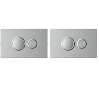 Fluidmaster Pneumatic Flush Plate - Polished Chrome (Pack of 2)