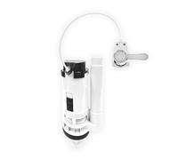 Fluidmaster Pro Lever Dual Flush Valve PRO750UK, Adjustable Volumes, Front or Side Lever Mount, 1½″-2″ Cistern Outlet Compatibility, 350mm Cable, WRAS Approved, 1-Year Warranty