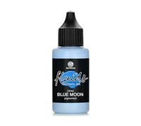 Fluids Alcohol Ink OPAK Blue Moon for Fluid Art and Resin, pigmented, Opaque on Light and Dark substrates