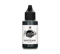 Fluids Alcohol Ink OPAK DEEP Black for Fluid Art and Resin, pigmented, Opaque on Light and Dark substrates