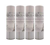 FluidsHQ White Grease Spray Multi-Purpose Maintenance Grease Lubricant 4x500ml