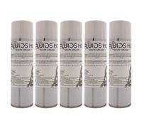 Fluidshq White Grease Spray Multi-Purpose Maintenance Grease Lubricant 5X500Ml