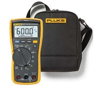 FLUKE 117 True Rms Digital Multimeter W/C115 Carry Case & Test Leads