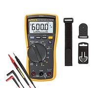 Fluke 117 True-RMS Digital Multimeter with Non-Contact Voltage Detection, TL175 Test Leads KIT2S and TPAK5 Magnetic Toolpak Meter Hanging Kit
