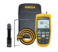 Fluke 922 Airflow Meter Kit w/ Pitot Tube, Hoses, Case & More