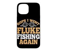 Fluke Fishing Lover for Angler or Flounder Fishing Design Case for iPhone 15