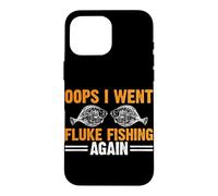 Fluke Fishing Lover for Angler or Flounder Fishing Design Case for iPhone 16 Pro Max
