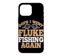 Fluke Fishing Lover for Angler or Flounder Fishing Design Case for iPhone 16 Pro Max