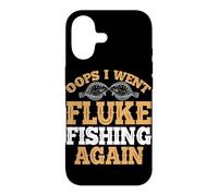 Fluke Fishing Lover for Angler or Flounder Fishing Design Case for iPhone 17