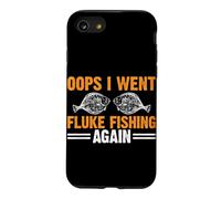 Fluke Fishing Lover for Angler or Flounder Fishing Design Case for iPhone SE (2020) / 7/8