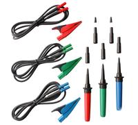 Fluke FTP R,G,B Fused Test Probe/Lead/Croc Clip Set (UK)