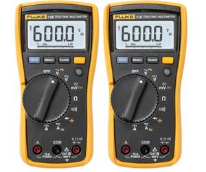 Fluke Industrial 115 True Rms Multimeter (Pack of 2)