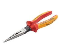 Fluke Insulated Long Nose with Side Cutter, 8 in, 200mm, 1,000 V