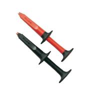Fluke SureGrip AC220 Black and Red Crocodile / Alligator Clip Set