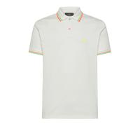 Fluo Logo White Polo Shirt - male - Peuterey - Polo Shirts - White - S - Tops S