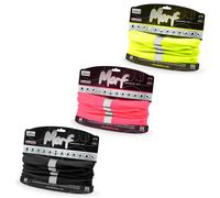 (Fluo Yellow, One Size) Beechfield Morf Enhanced-Viz Multi Use Neckwarmer Snood Scarf Headband