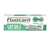 Fluocaril Bi-Fluorinated Mint Toothpaste 2 x 75ml