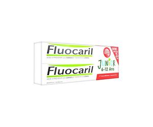 Fluocaril Junior Toothpaste 6-12 Years-Old 2 x 75ml - Red Fruits