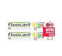 Fluocaril Kids Bi-Fluorinated Toothpaste 3-6 Years 2 x 50ml - Strawberry Gel