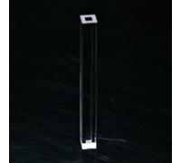 Fluorescence Quartz Cell - 2mm Light Path, 0.14mL Volume, 4 Transparent Windows for Fluorometer Use 1pcs