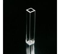 Fluorescence Quartz Cell, 5mm Light Path, 0.9mL Volume, Open Top with 4 Transparent Windows for Fluorometer Applications