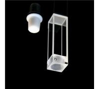 Fluorescence Quartz Cell with PTFE Stopper - 10mm Light-path, 3.5 mL Volume, 4 Clear Windows, 1pcs