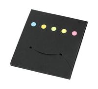 Fluorescent Color Note Paper Repositionable Adhesive Note Memo Sheets 25 Sheets Per Color for Daily Journaling Planning Strength Paper Gluey Record Set