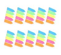 Fluorescent Color PET Labels Writable Repositionable Page Highlighter for Notebook Planner Fluorescent Color PET Labels Writable Adhesive Label Repositionable Page Marker